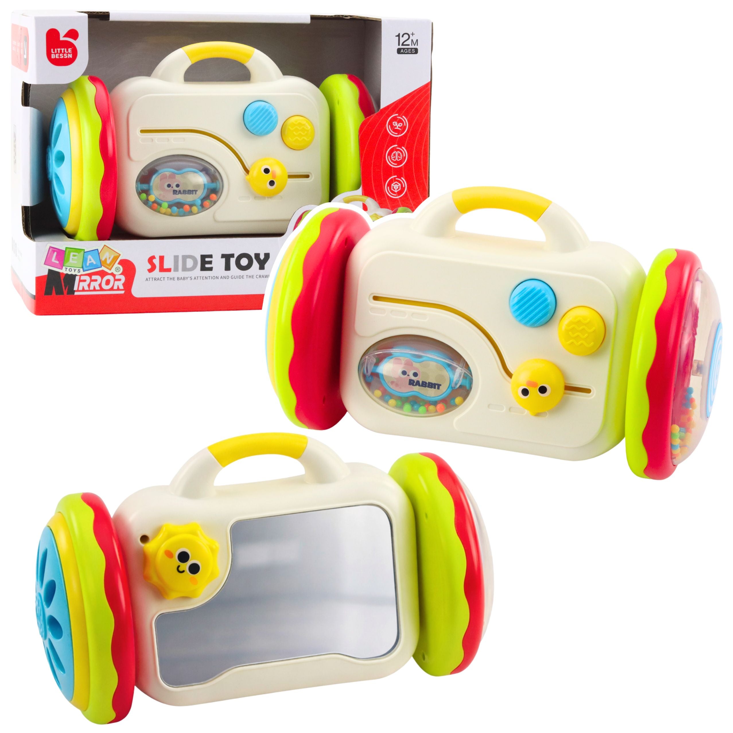 Escape Mirror Interactive Educational Toy For Toddlers Rattle