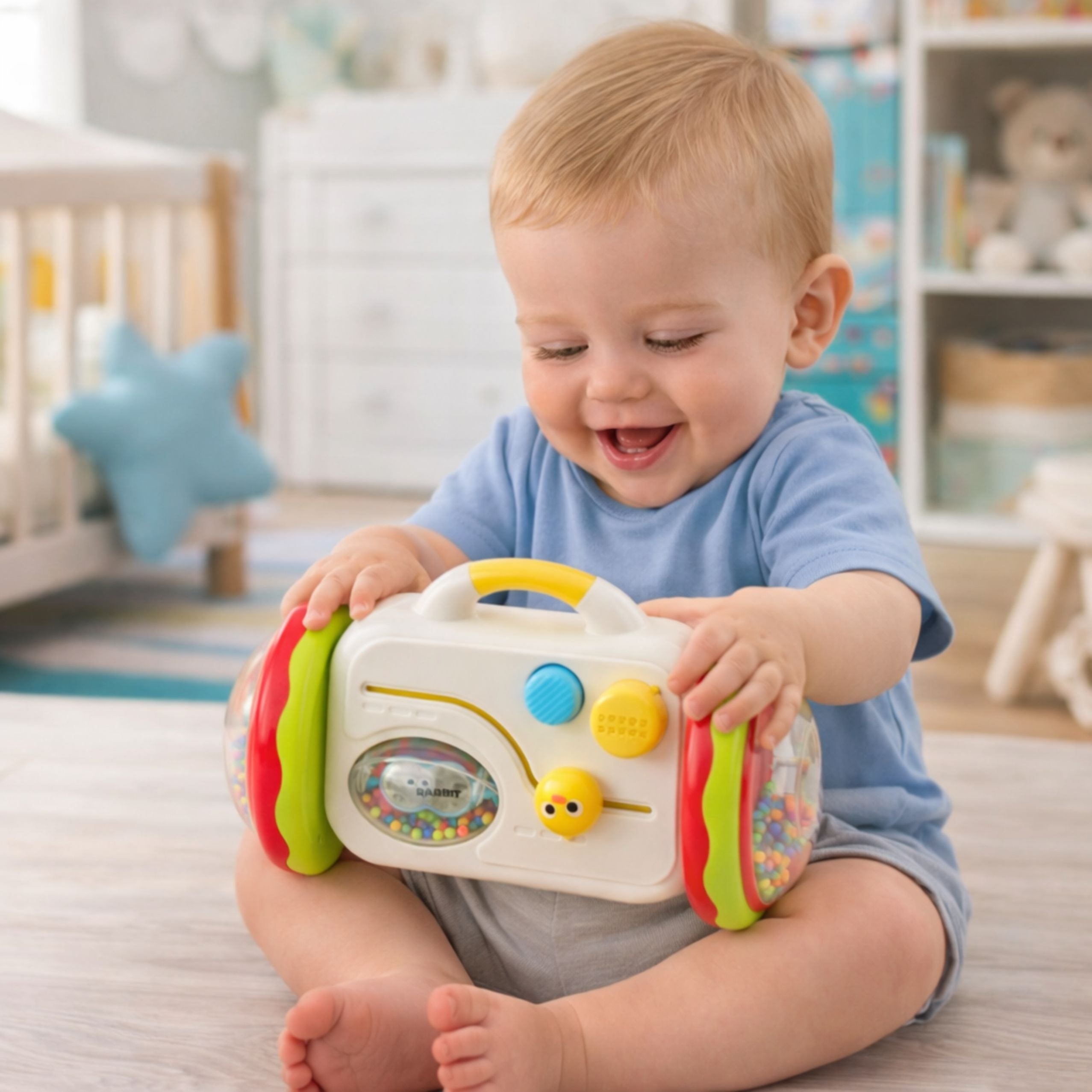 Escape Mirror Interactive Educational Toy For Toddlers Rattle