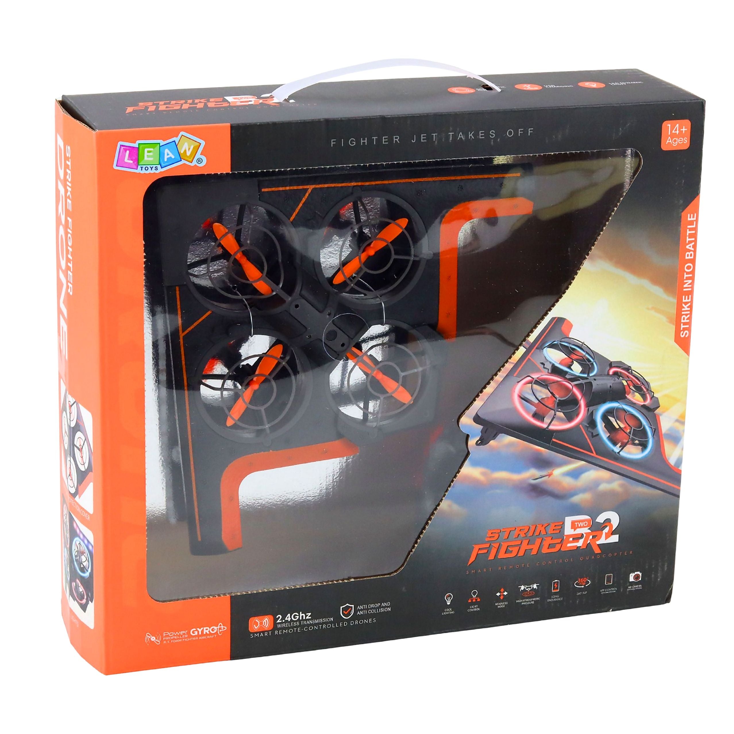 Rc Remote Controlled Drone Flying Quadcopter Led Lights App