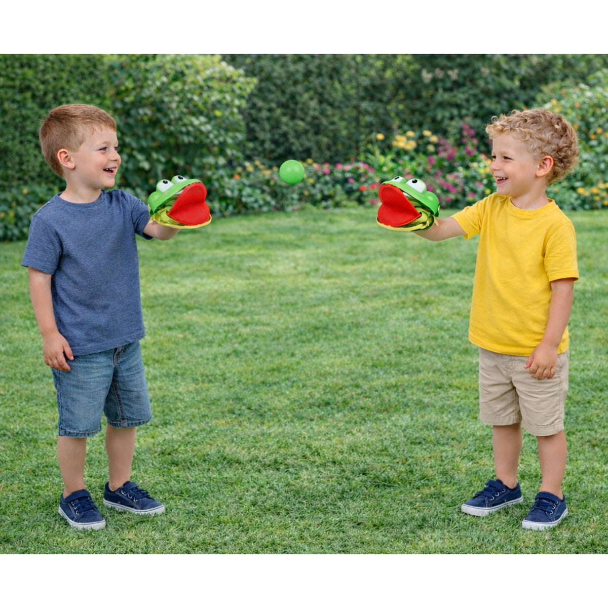 Frog Ball Catchers Launchers Arcade Sports Game For Kids