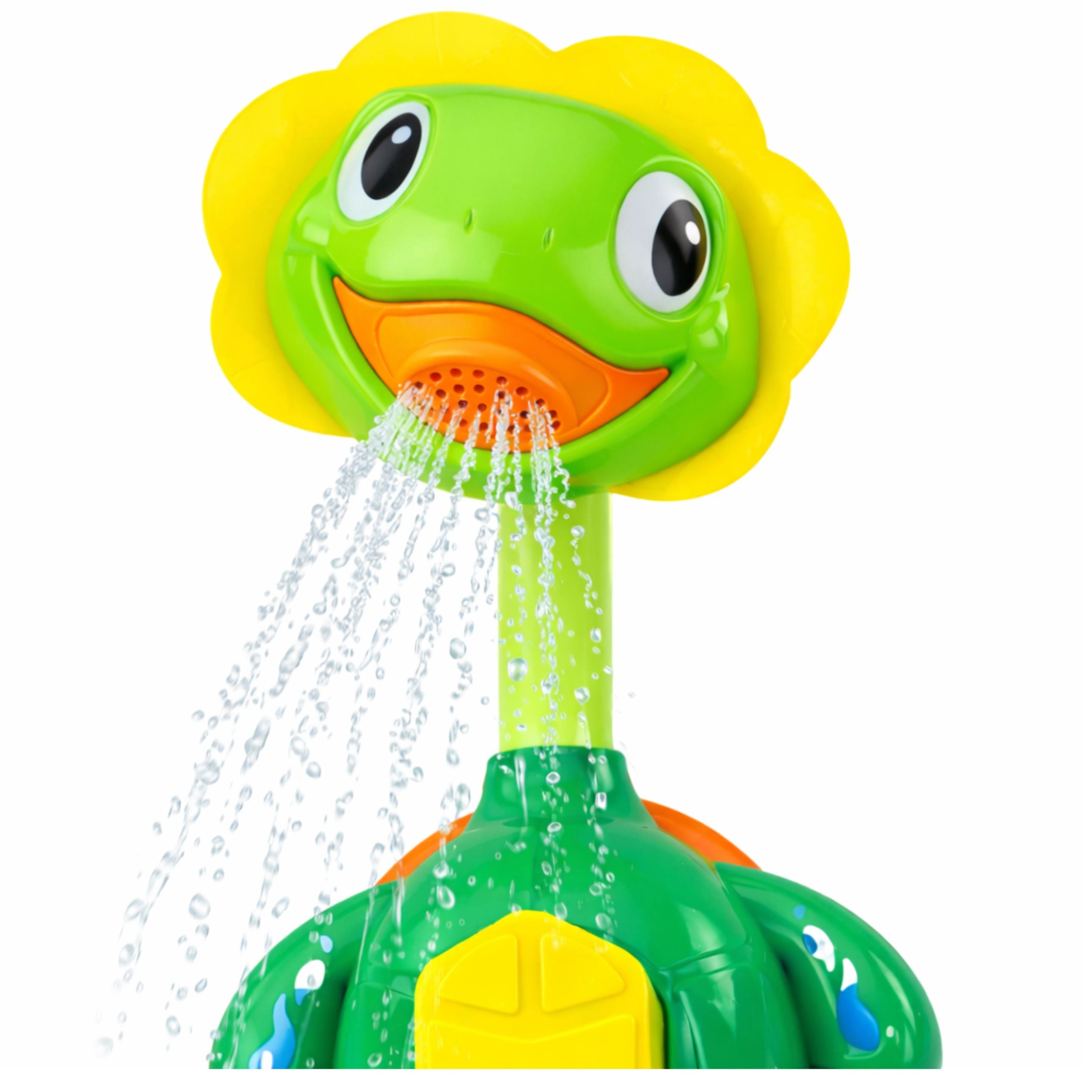 Bath Toy Turtle With Fish Fountain Shower Suction Cups