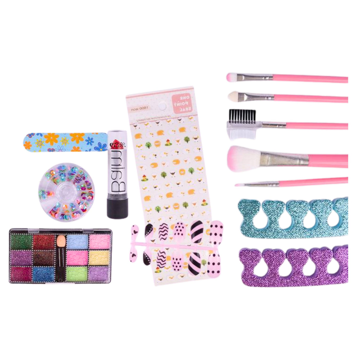 Conjunto de beleza para bolsa de cosméticos acessórios ajustáveis