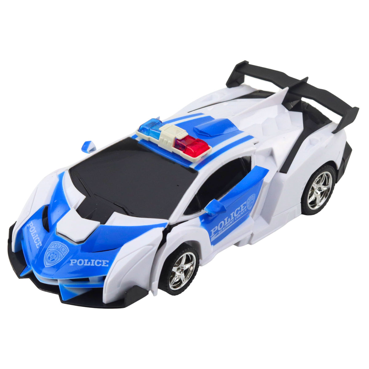 Auto Robot 2in1 Police Remote Controlled Police Car Rc 1:18