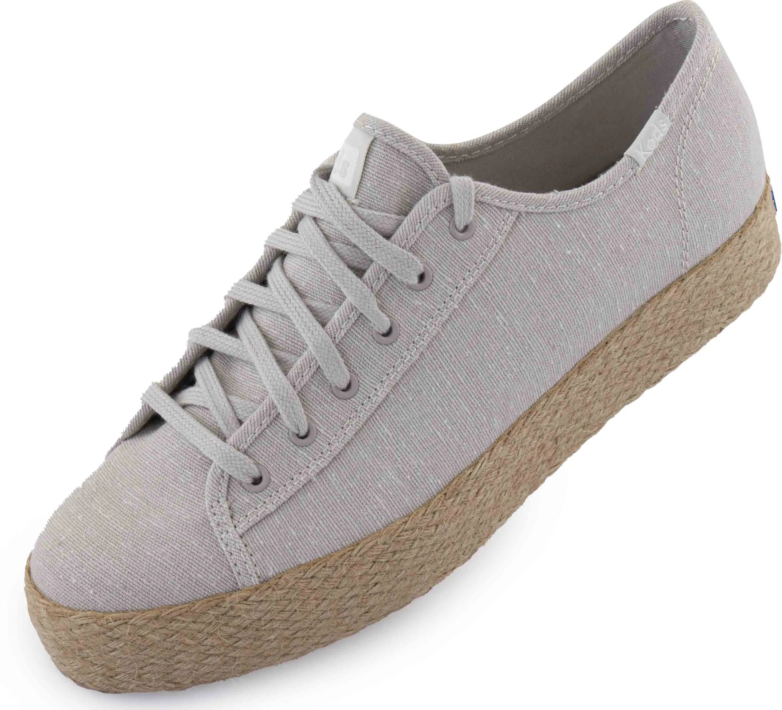 Scarpe Da Donna Keds Wms Triple Kick Jute Grigio