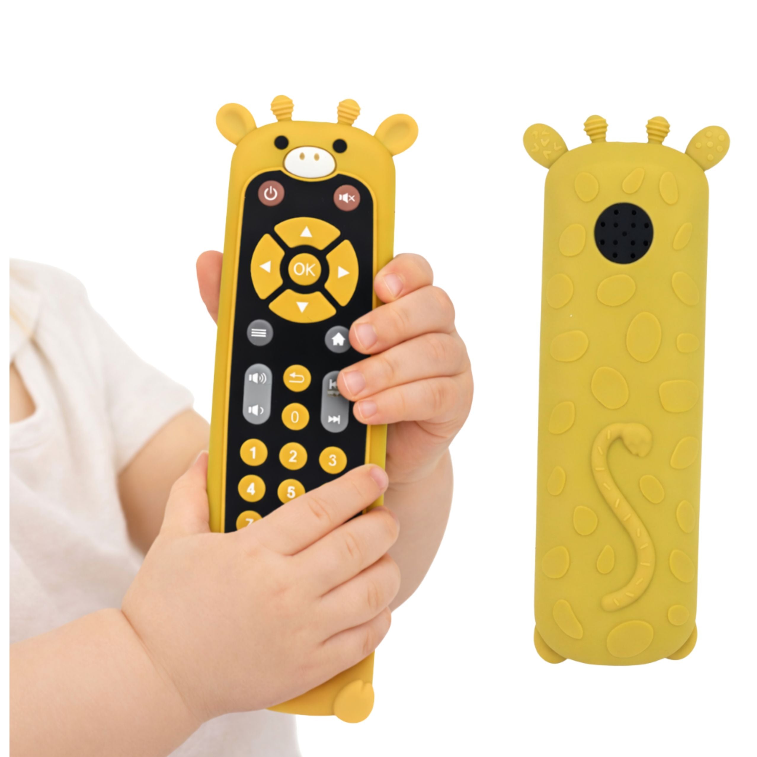 Remote Control Interactive Educational Teether Lights Sounds Giraffe
