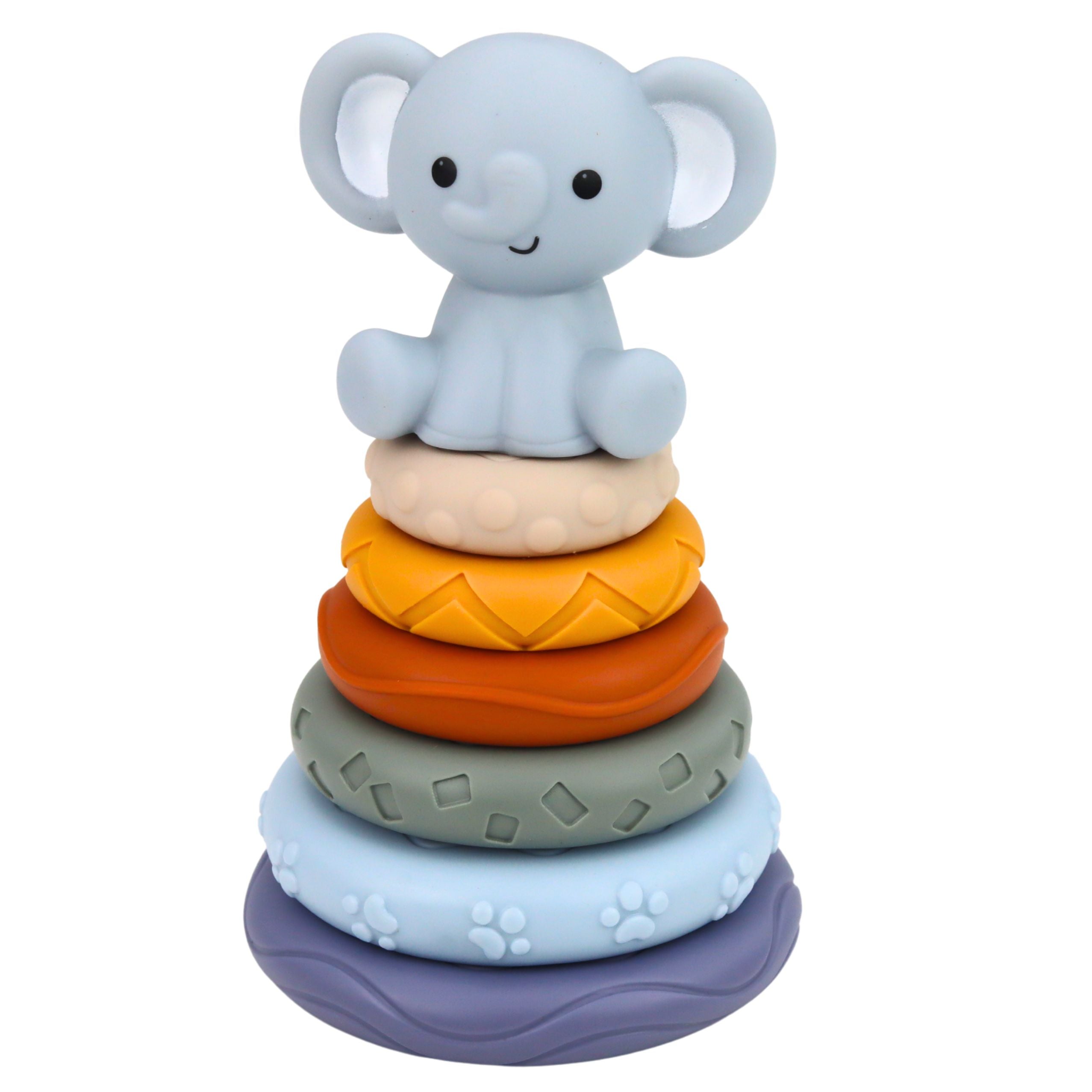 Set Of Sensory Rubber Blocks For Babies 3 In 1 Balls Tower