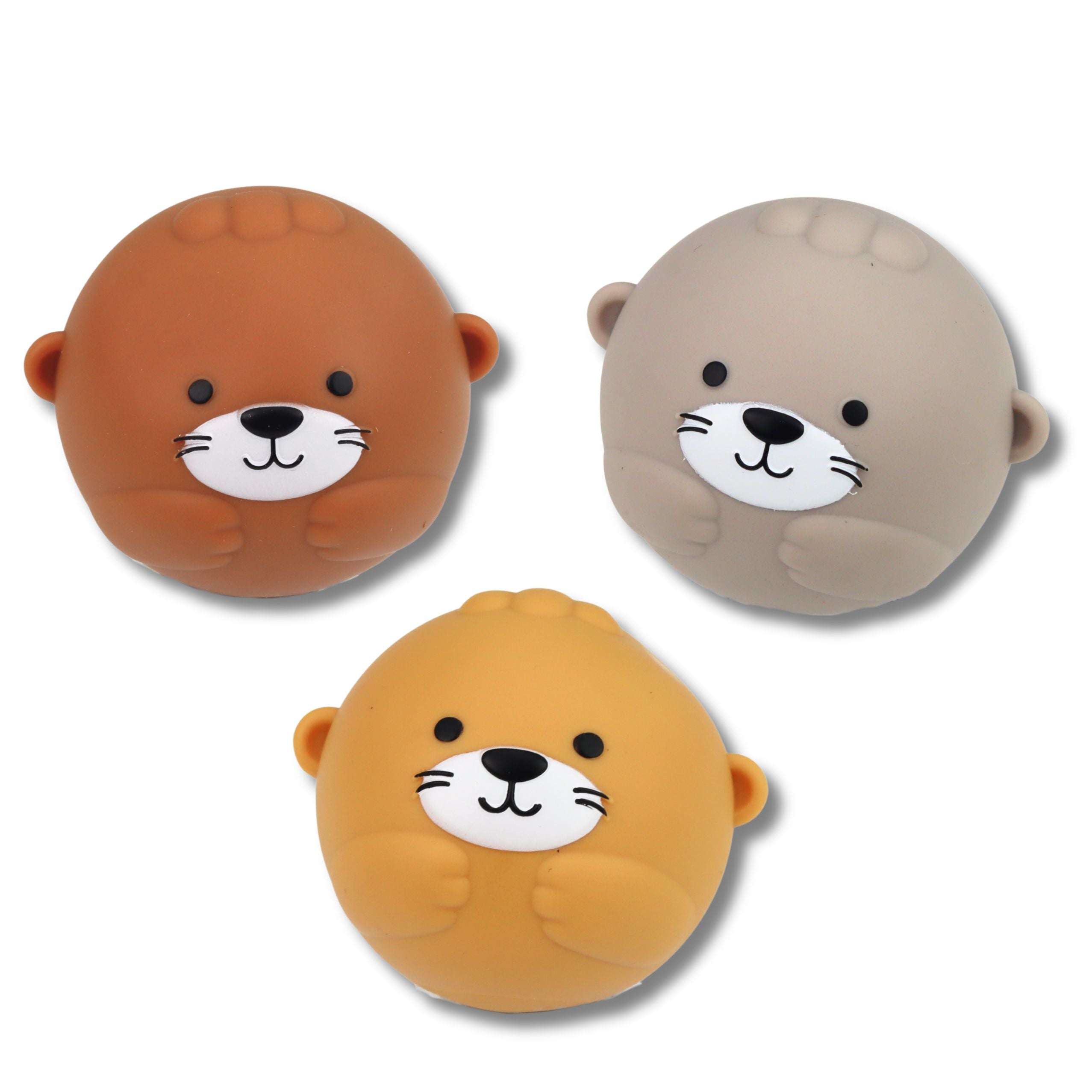 Bath Toys Otter Animals Slide Basket Strainer 10 Pcs.