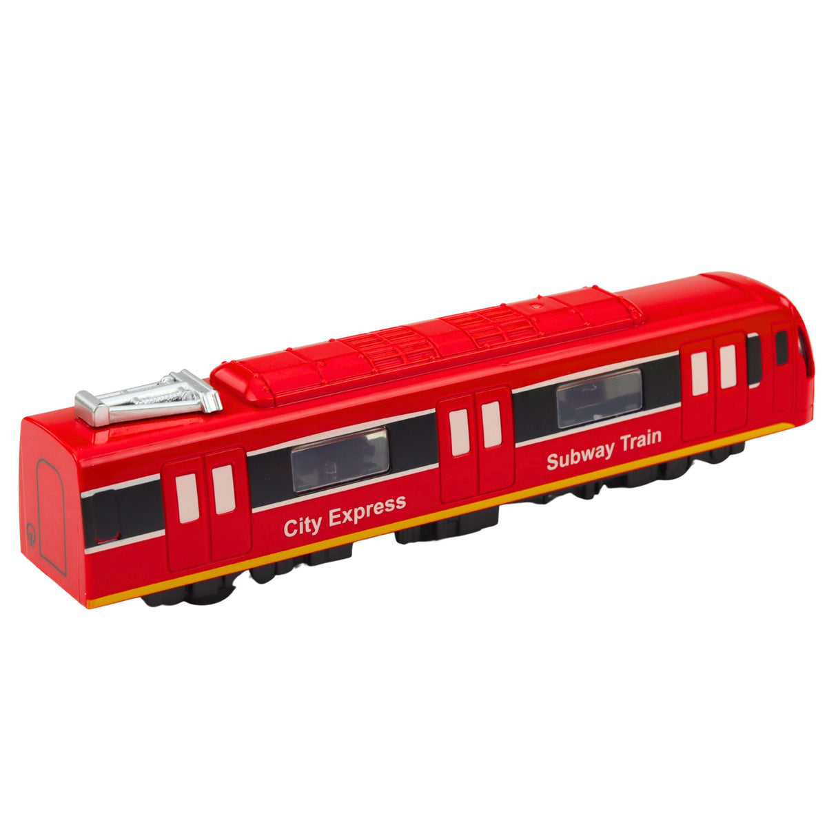 Metro Vlak City Express Otevírání dveří Světla zní červeně