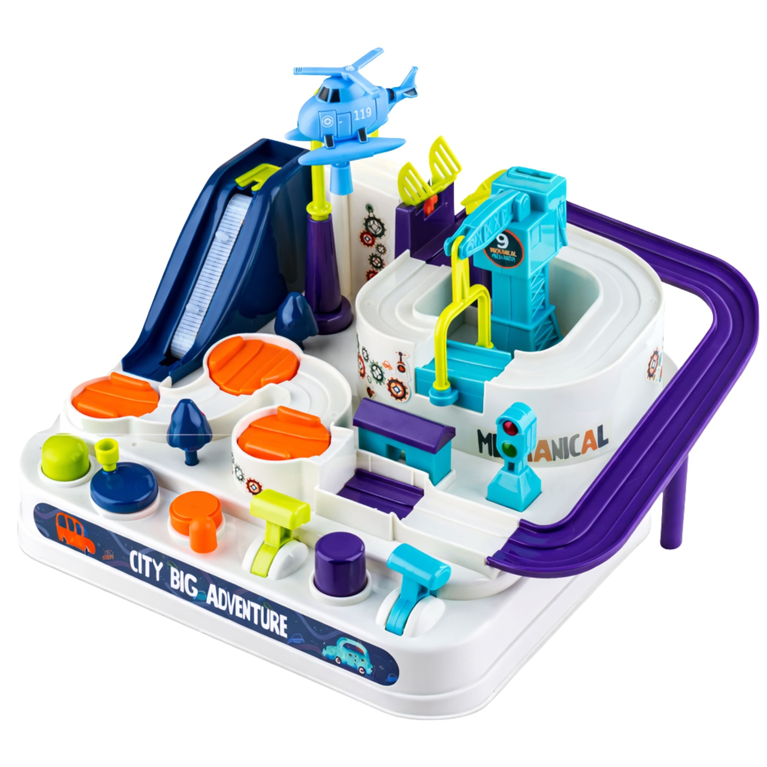 Car Obstacle Course Interactive Educational Parking Lot 4 Cars