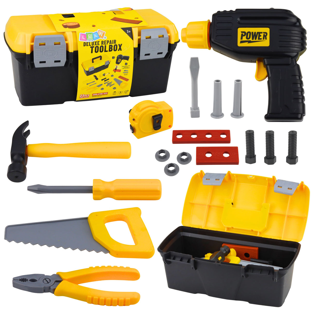 Tool Set In Box Battery-powered Screwdriver Accessories 23 Pcs.