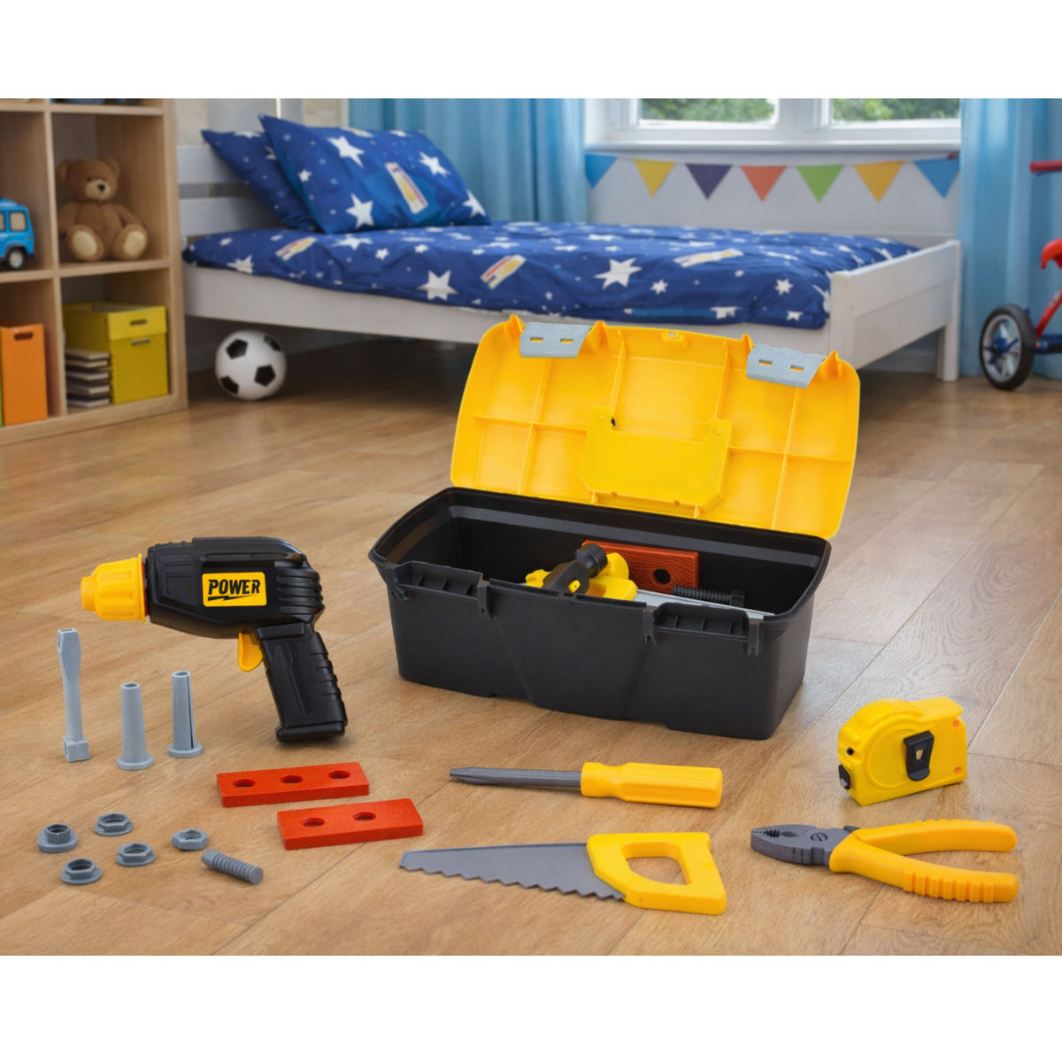 Tool Set In Box Battery-powered Screwdriver Accessories 23 Pcs.