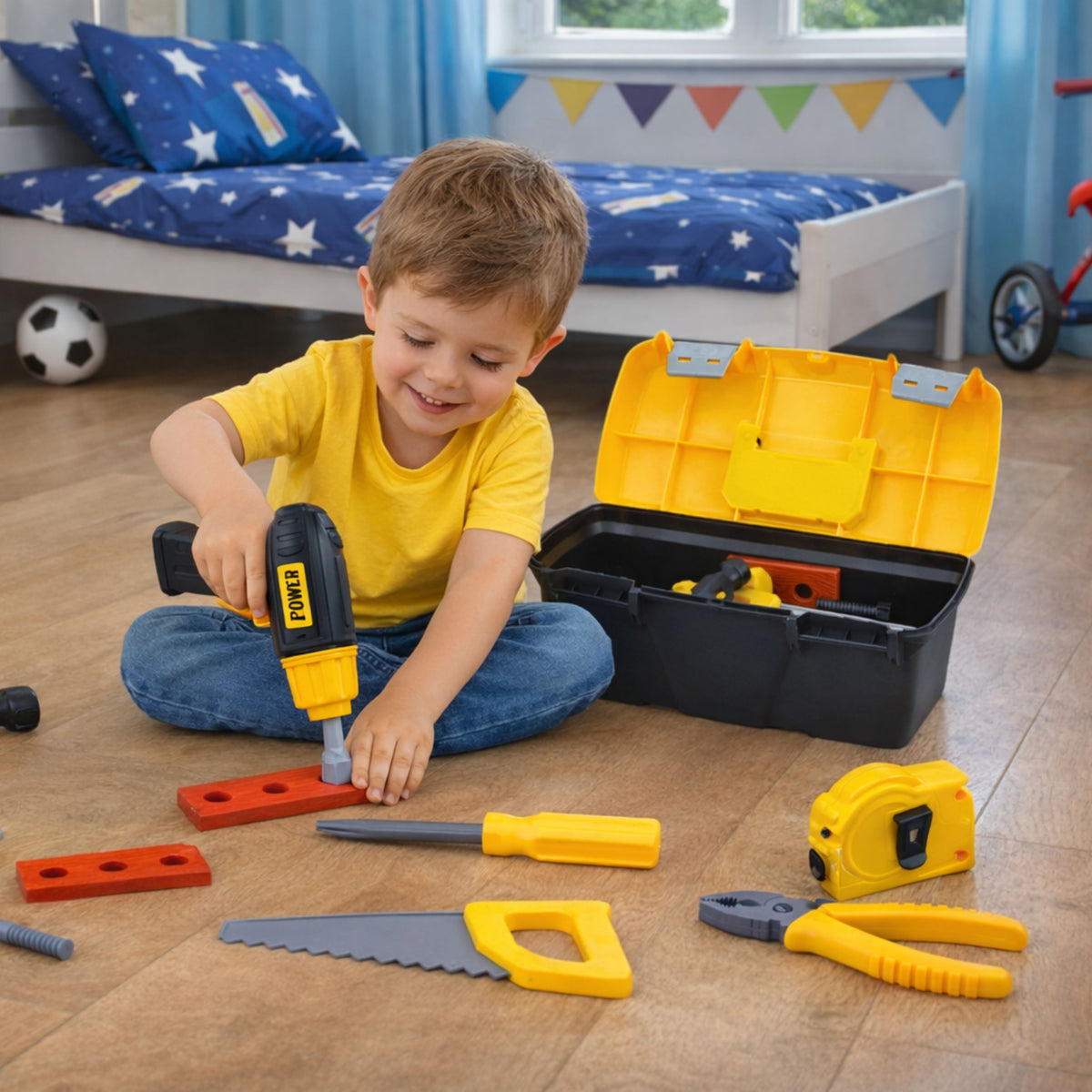 Tool Set In Box Battery-powered Screwdriver Accessories 23 Pcs.