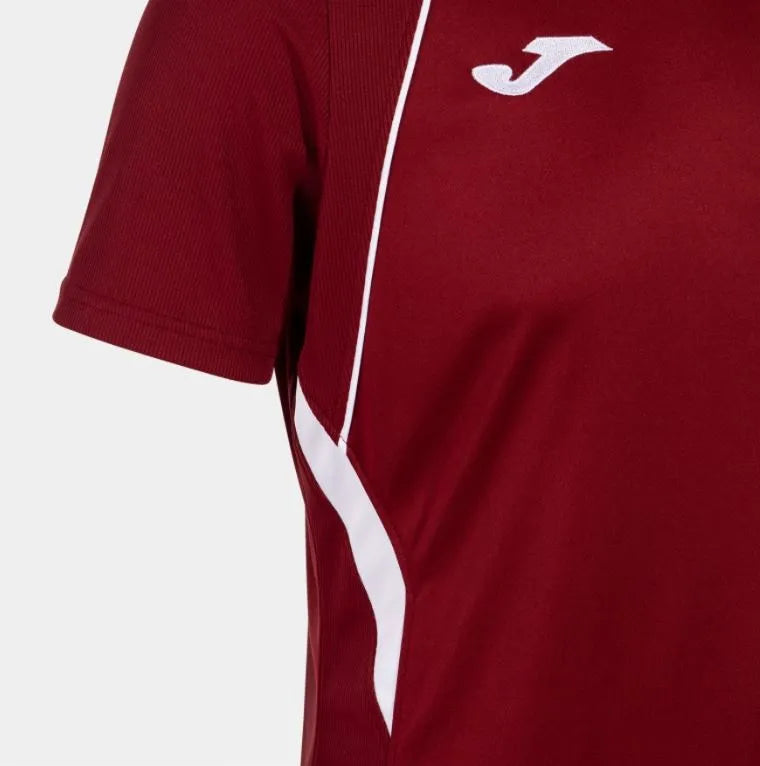T-shirt de sport Joma championnat bordeaux-blanc xl