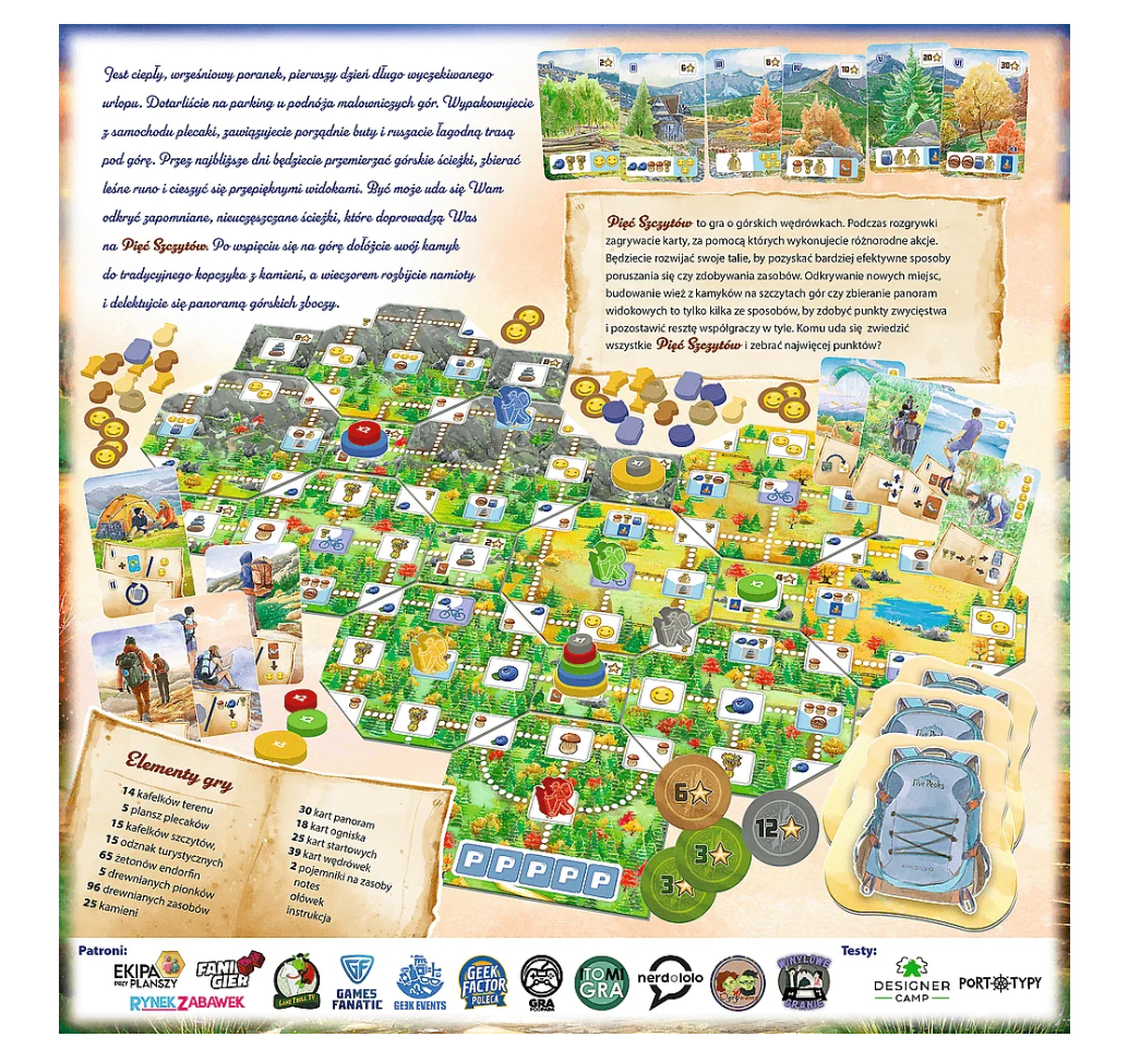 Family Game Five Summits: Mountain Adventures Trefl 02517
