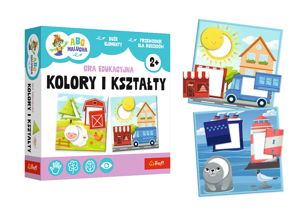 Educational Game Colors And Shapes Abc For Toddlers Treflik Family Trefl 02904