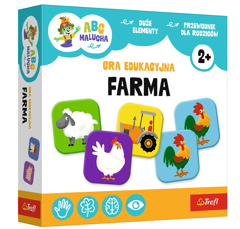 Lernspiel Bauernhof Abc Für Kleinkinder Treflik-familie Trefl 02909