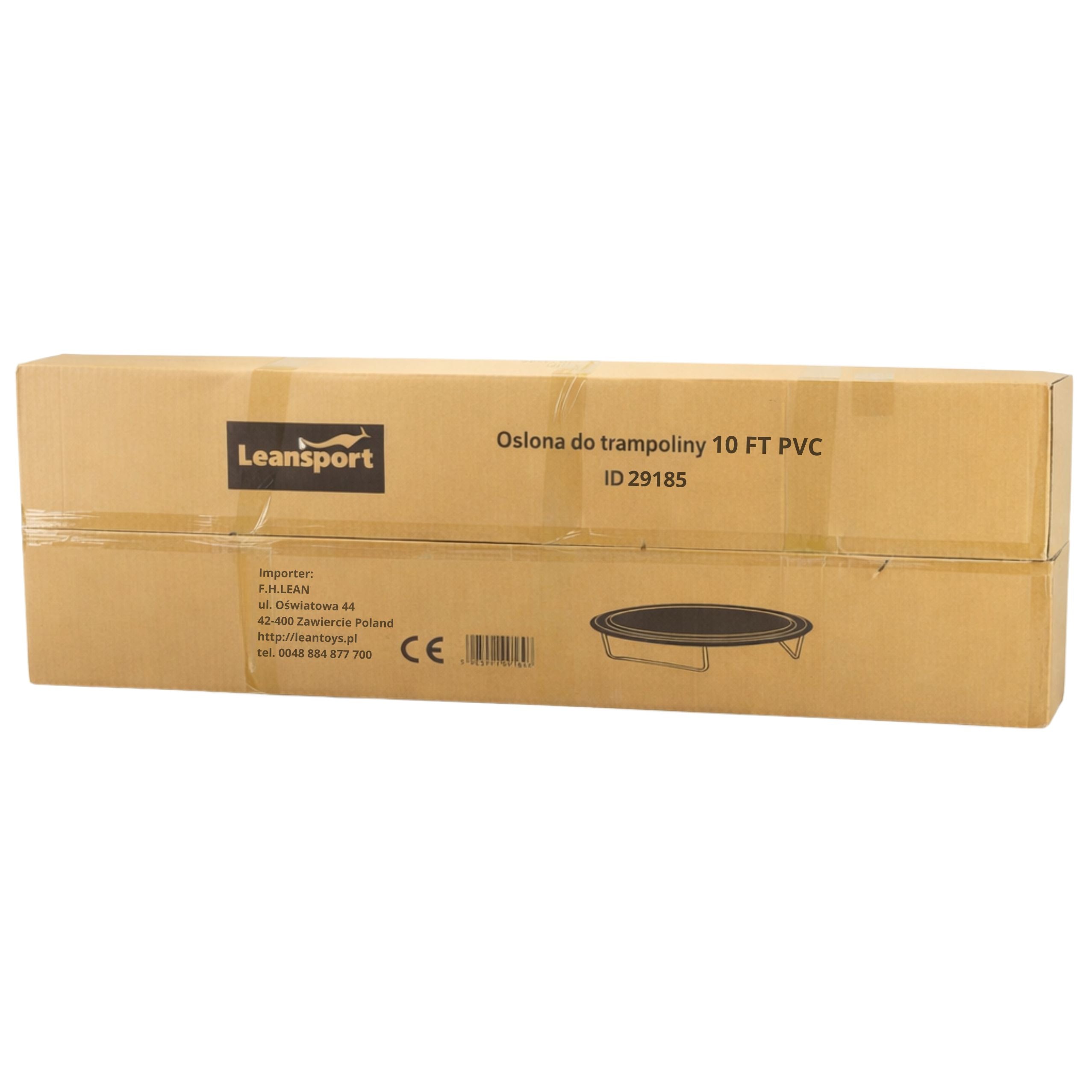 Lean Spring Pad For Trampoline Black 305-312 Cm 10 Ft