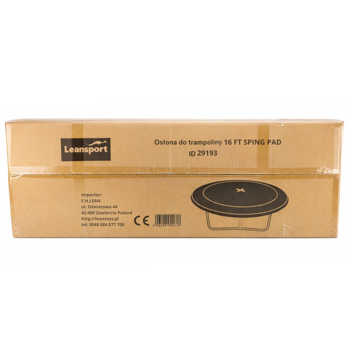 Lean Spring Pad do trampoliny niebieski 480-487 cm 16 Ft