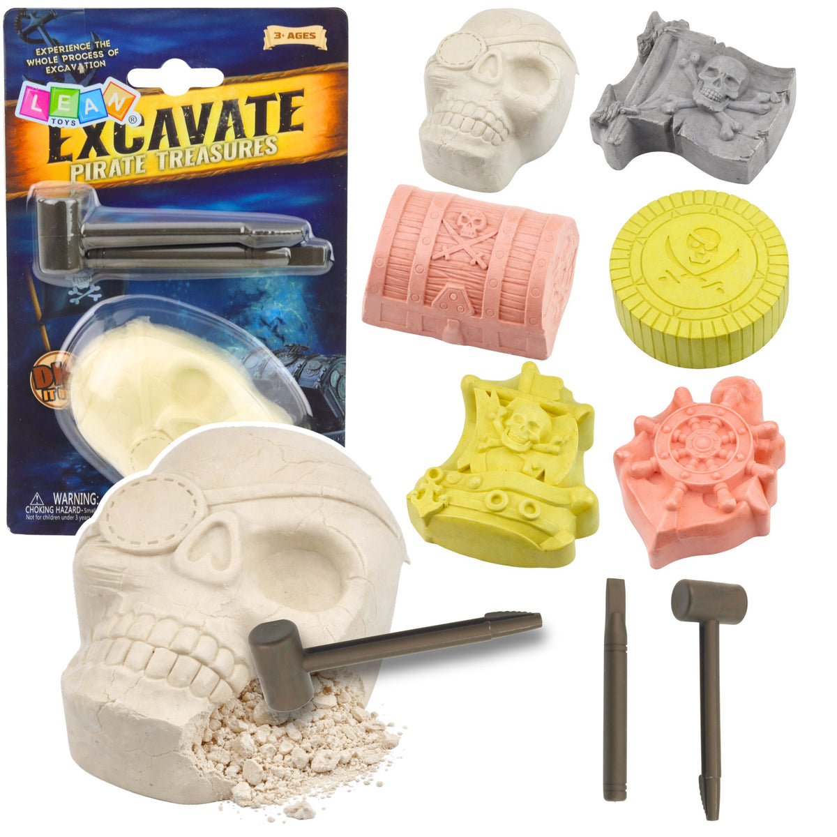 Pirate Archaeology Treasure Dig Tool Kit
