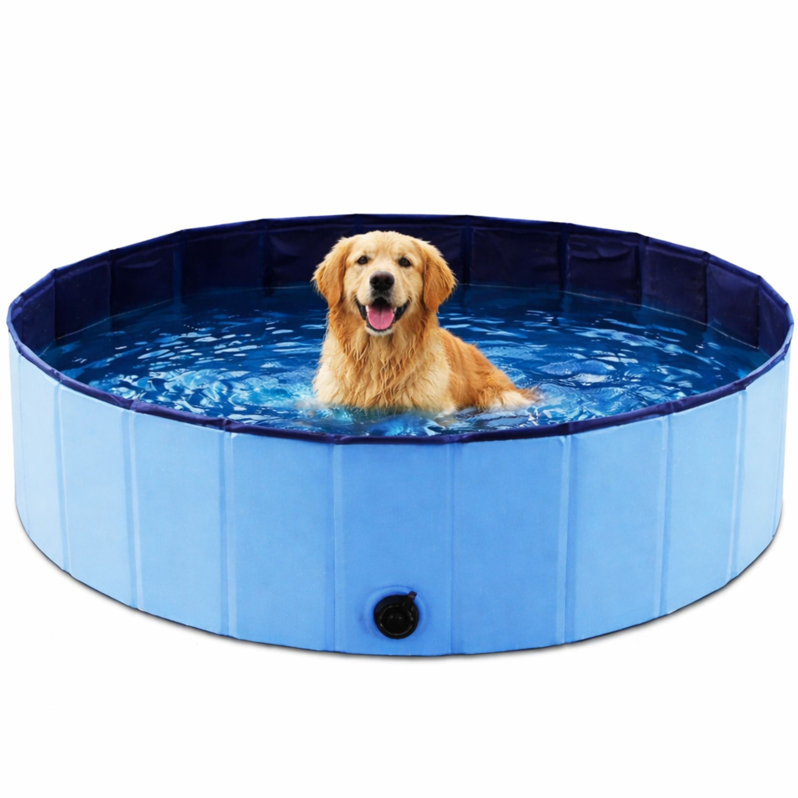 Składany basen ogrodowy dla psów i zwierząt do chłodzenia i mycia 160x30 cm