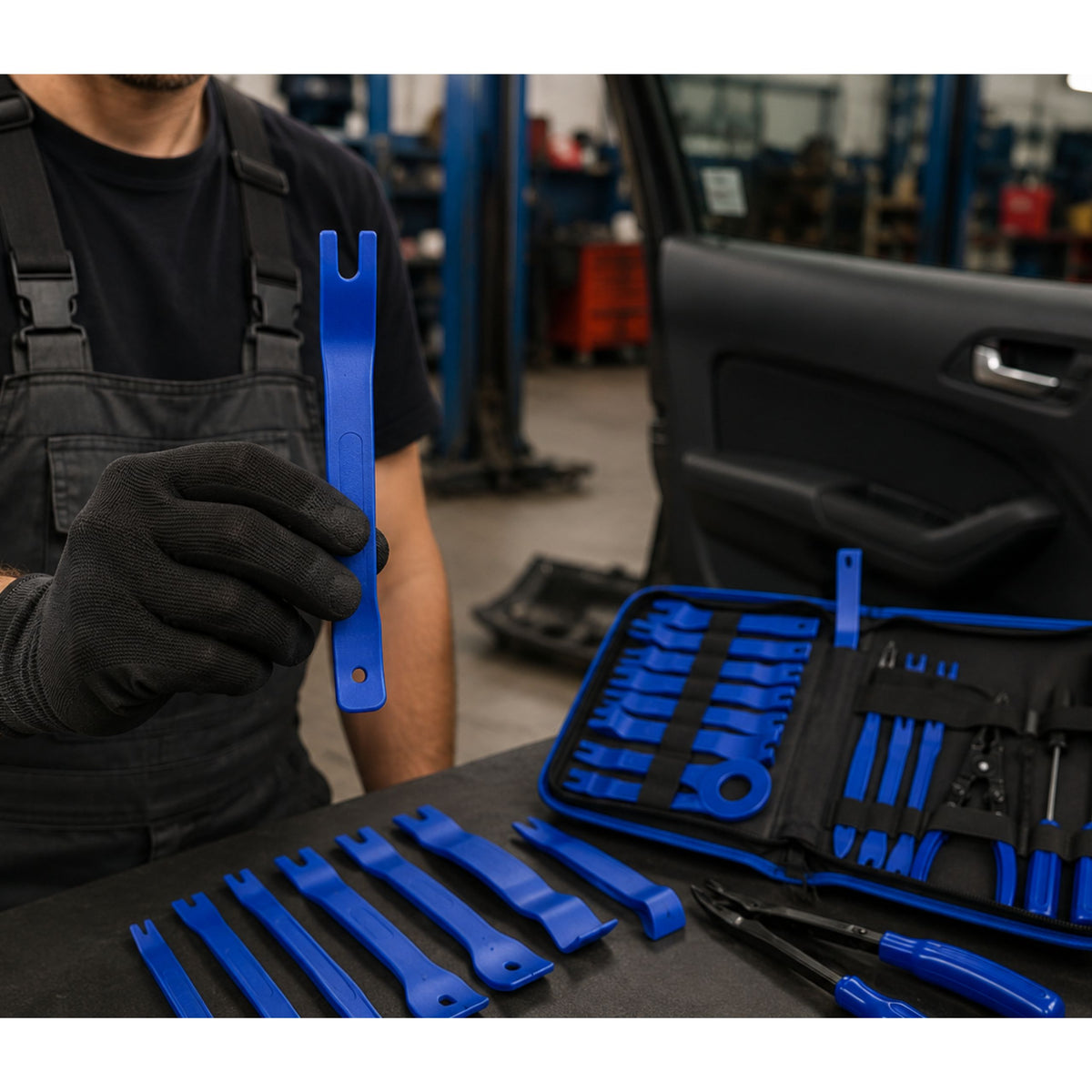 Upholstery Removal Puller Set Car Tools Case 45 Pcs.