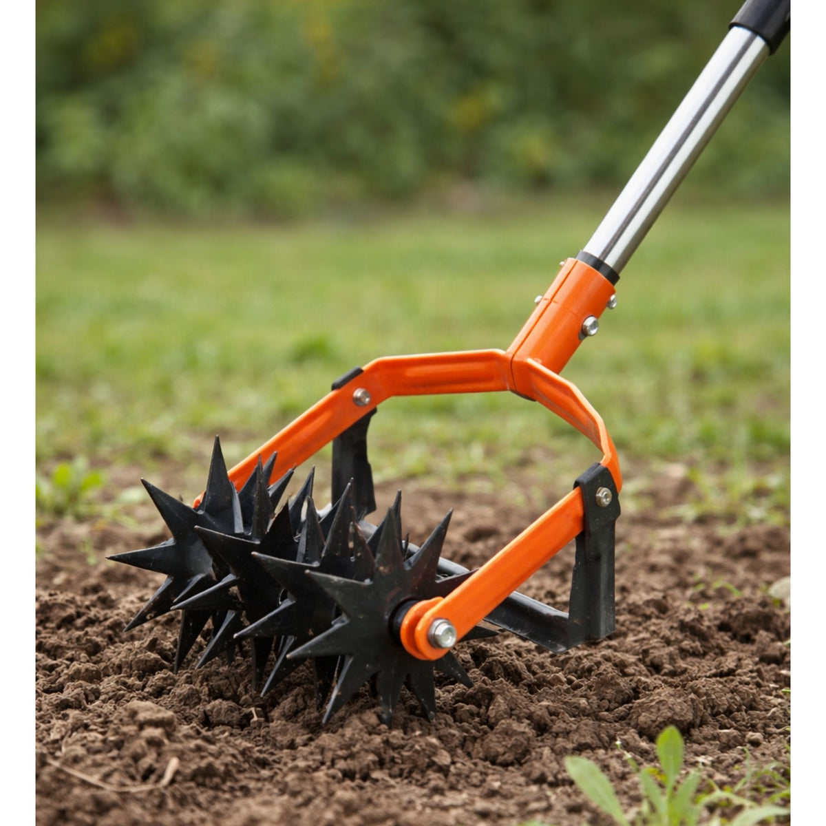 Rotary Garden Weeder For Weeding Loosening Soil Adjustable