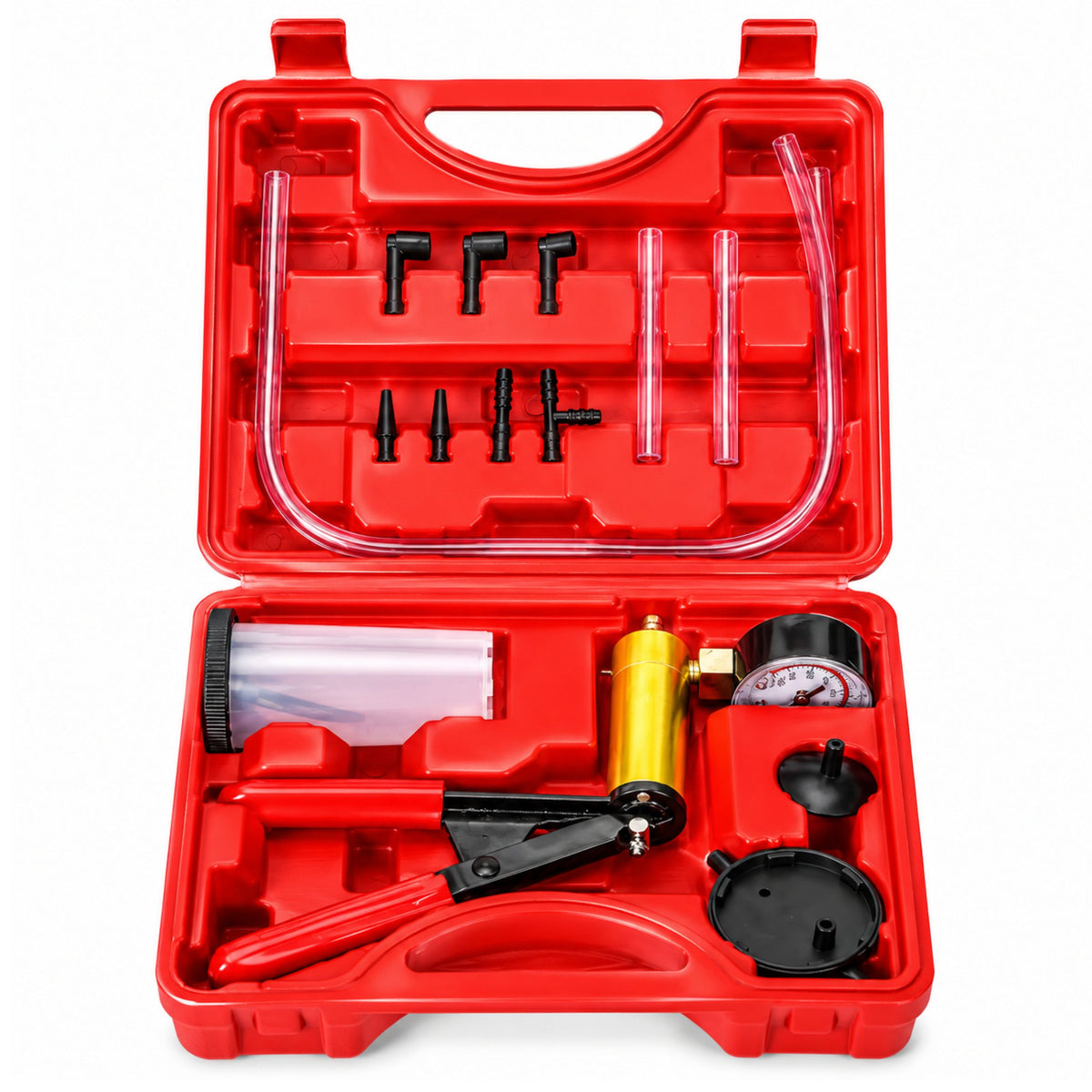 Brake Vacuum Pump With Gauge And Case 120ml