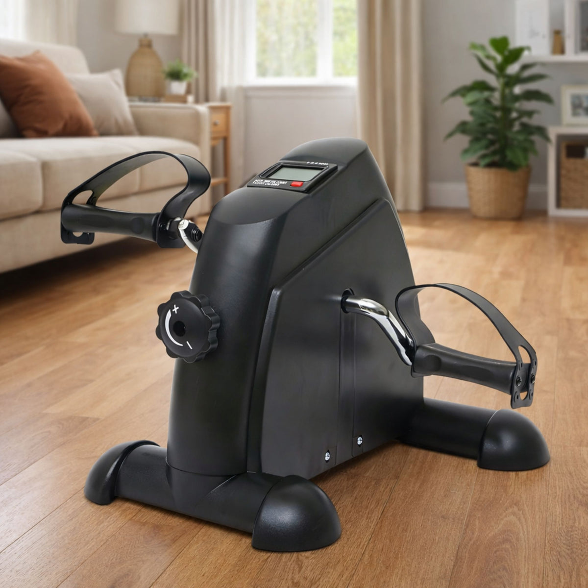 Afișaj LCD 2 în 1 pentru reabilitare rotor mini biciclete de exercițiu negru