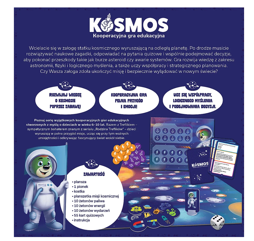 Educational Game: Cosmos – The Treflik Family Trefl 02911