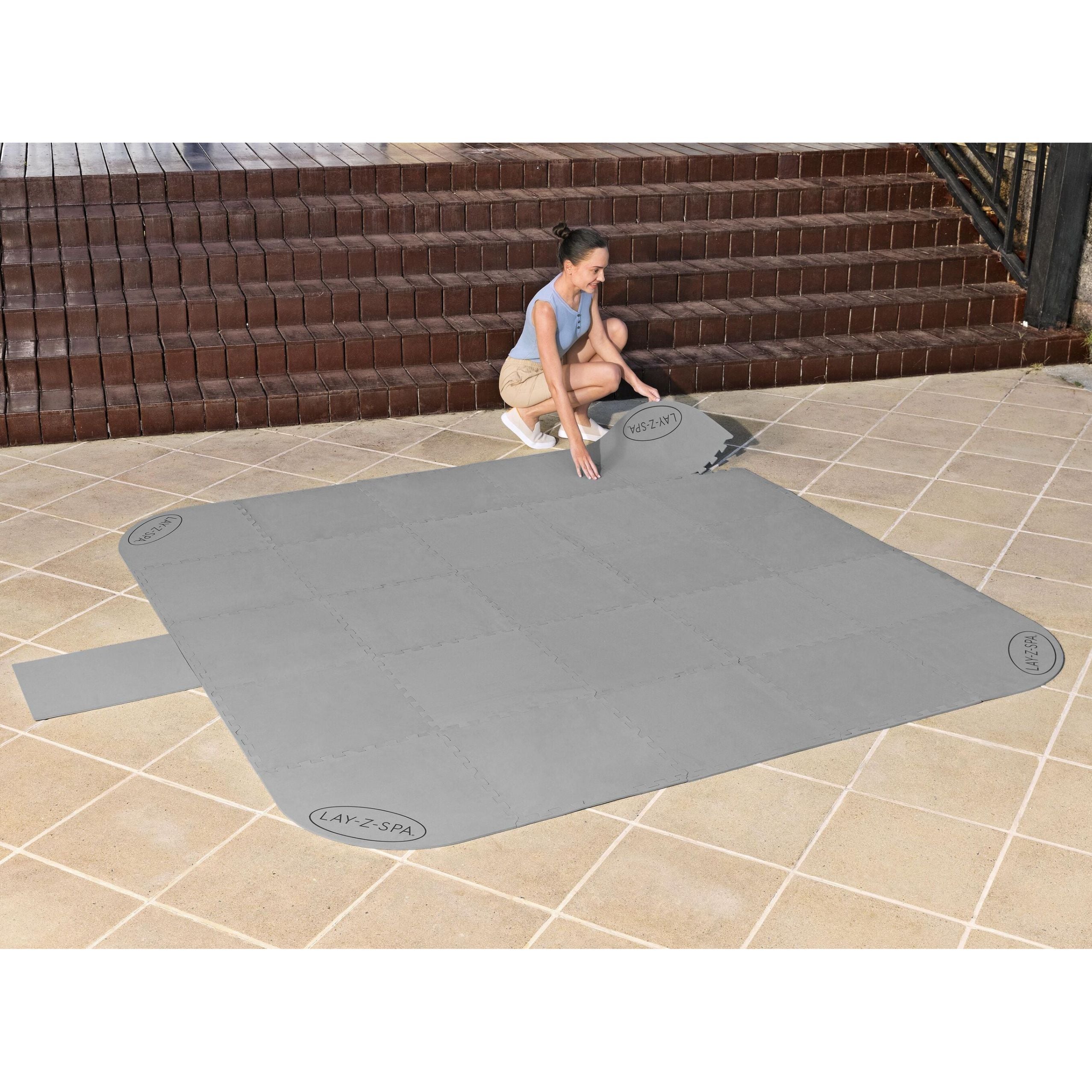 Lay-z-spa Foam Mat For Spa Pools 196 X 196 Cm Bestway 60334