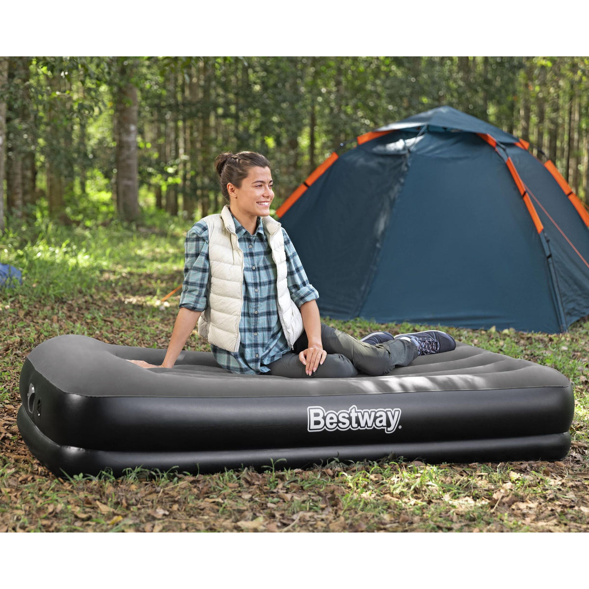Tritech Air Mattress 191x97cm Bestway 671bt Single Inflatable Mattress
