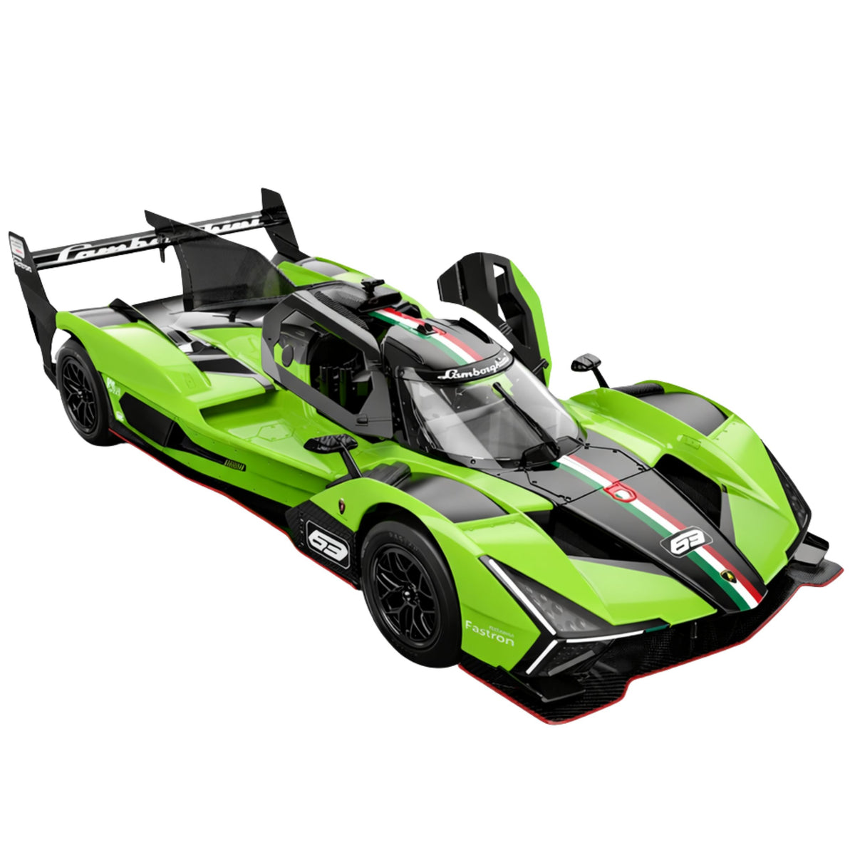 Lamborghini Sc63 Remote Controlled Rc Race Car Rastar Green 1:14