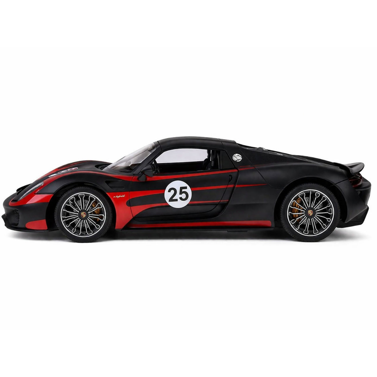 Porsche 918 Spyder Performance Fjärrstyrd Rc Bil Svart Rastar 1:14