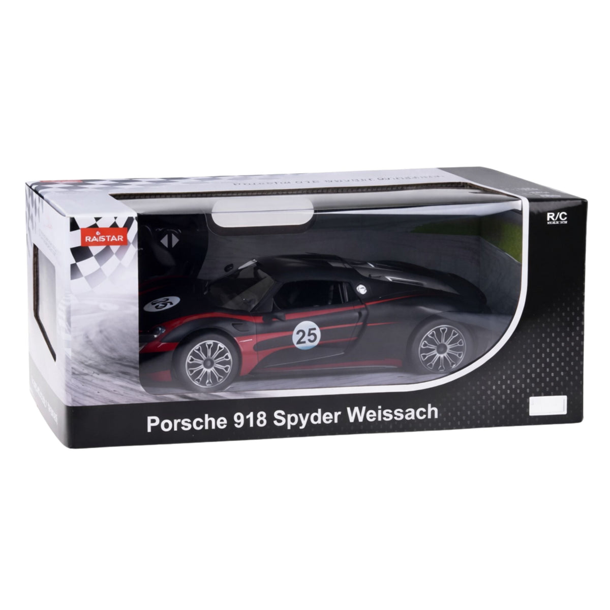Porsche 918 Spyder Performance Fjärrstyrd Rc Bil Svart Rastar 1:14