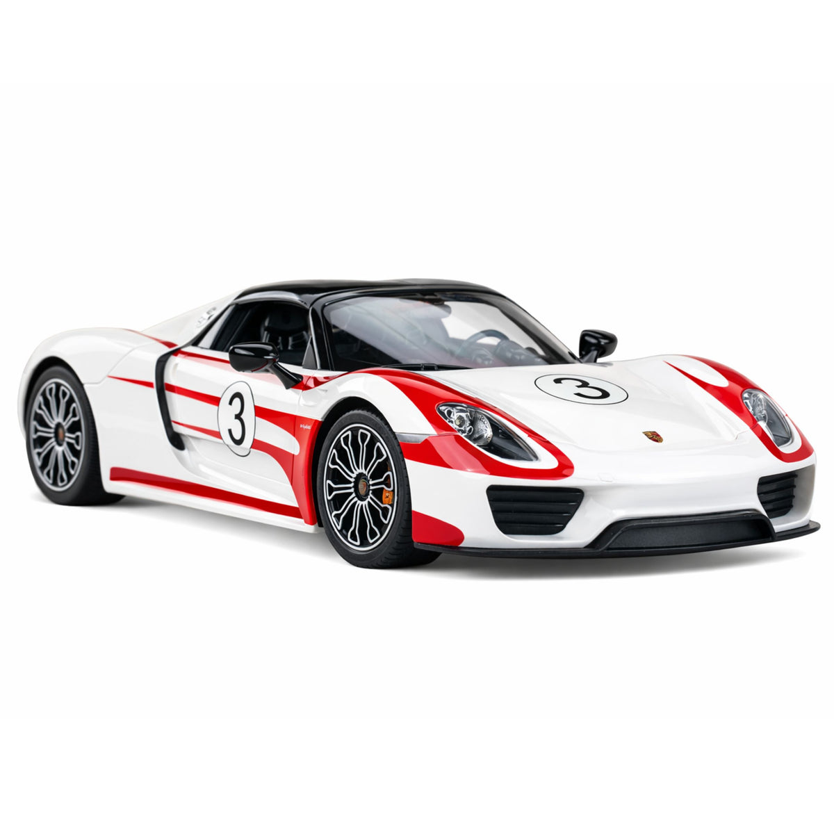 Porsche 918 Spyder Performance Cianrialaithe Rc Car White Rastar 1:14