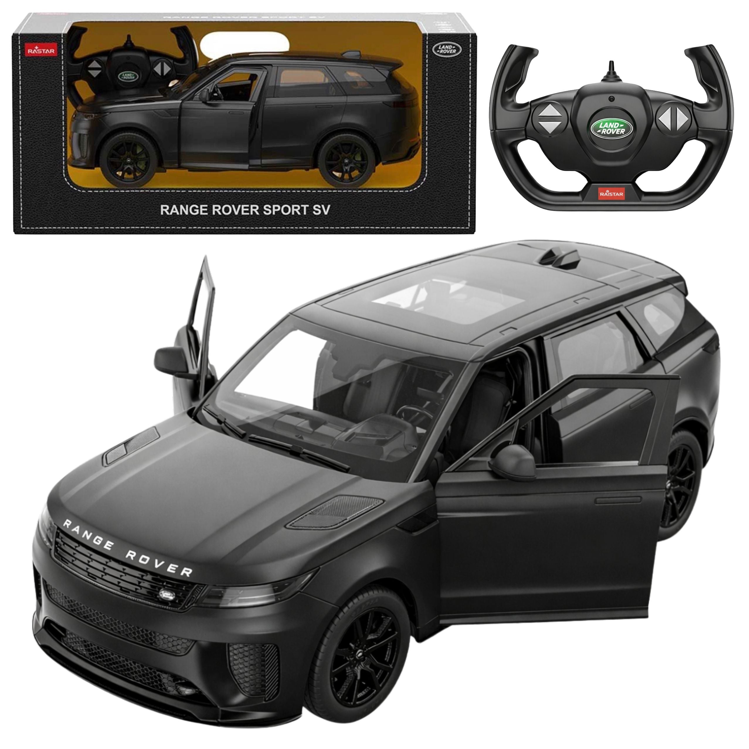Range Rover Sport Sv Telecomanda Rc Mașină Black Rastar 1:14