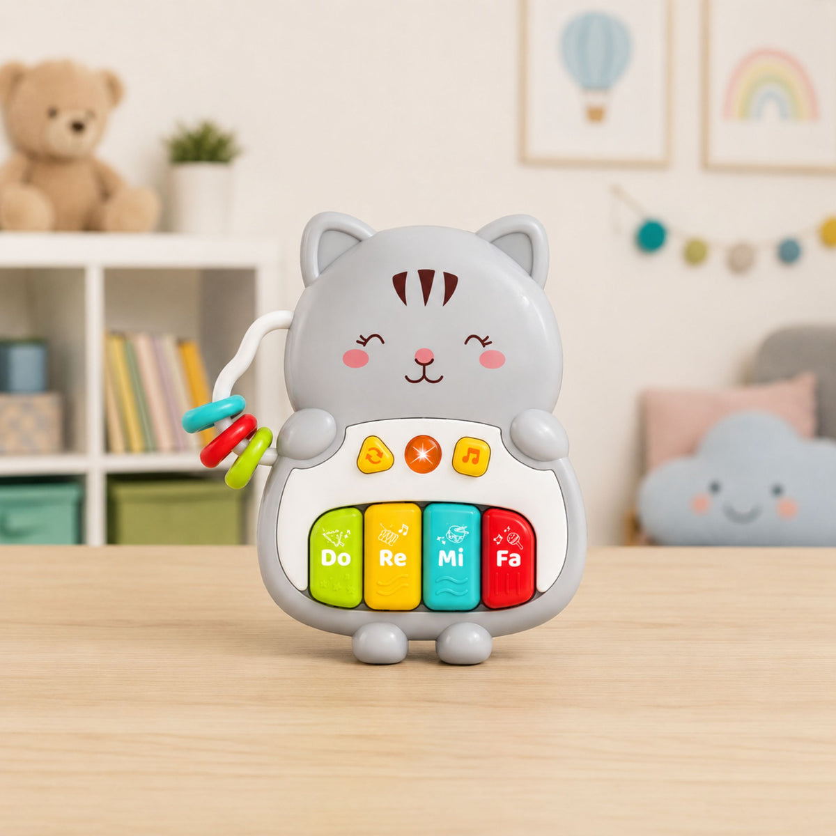 Musical Toy Kitten Piano Educational For Toddlers Melodies Sounds