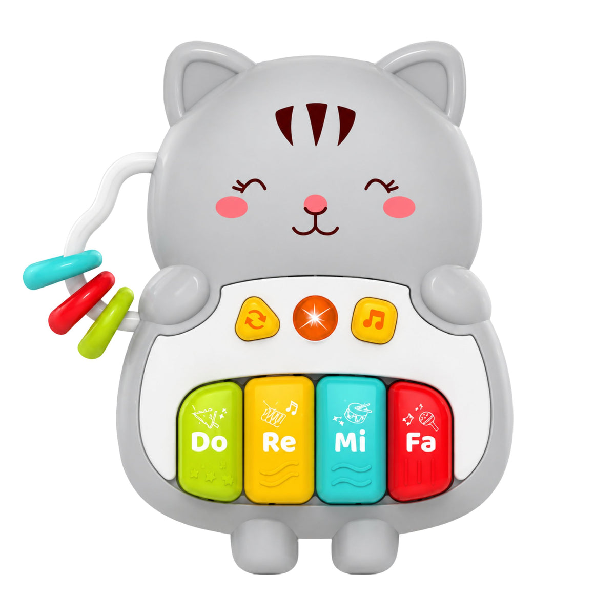 Musical Toy Kitten Piano Educational For Toddlers Melodies Sounds