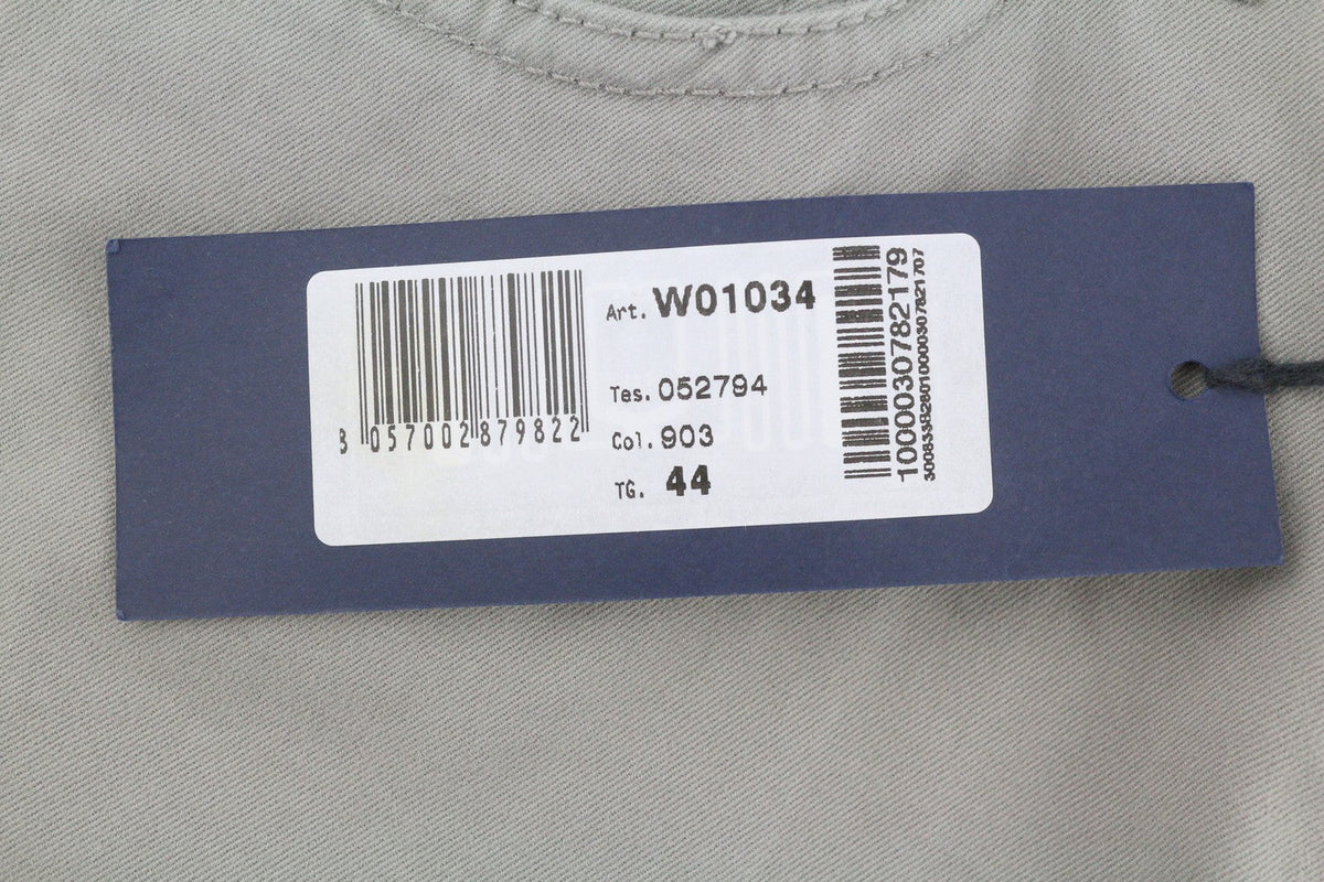 Grijze katoenen broek