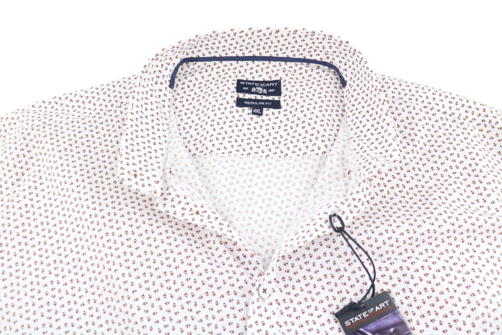 Camisa de algodão branco