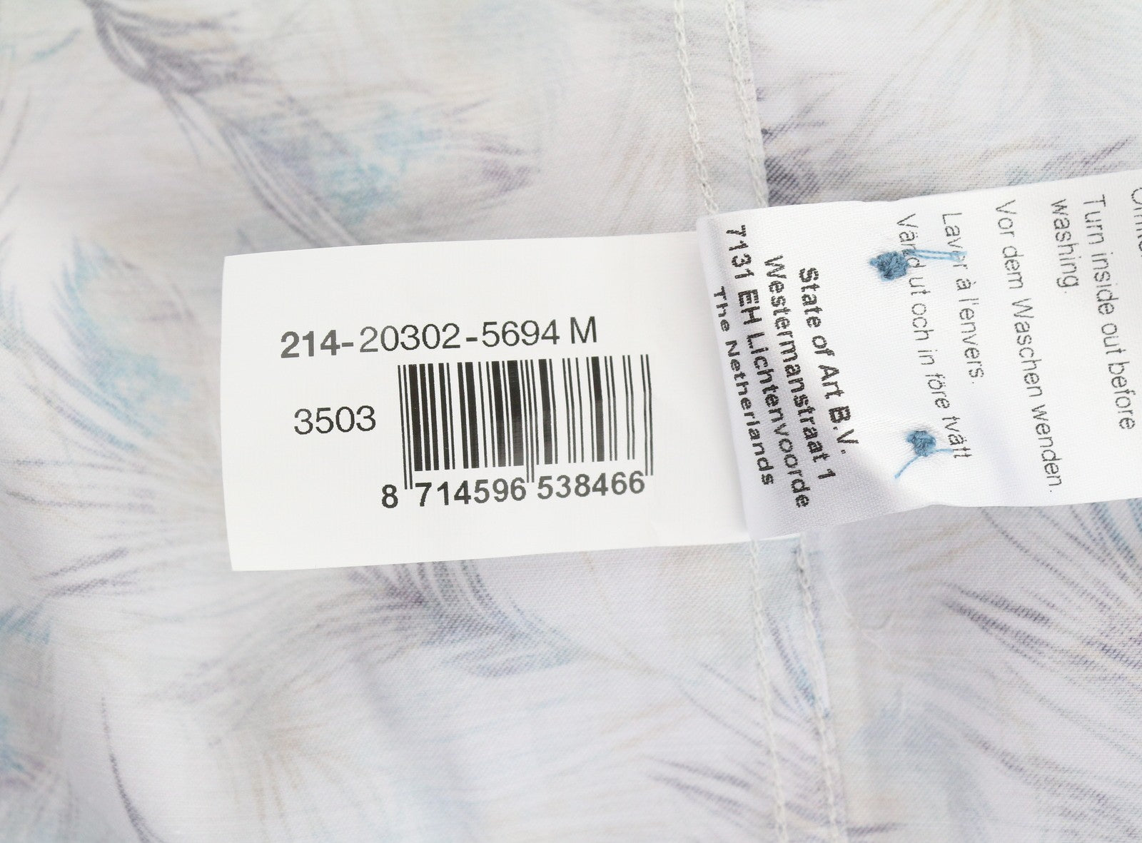 Chemise en coton blanc