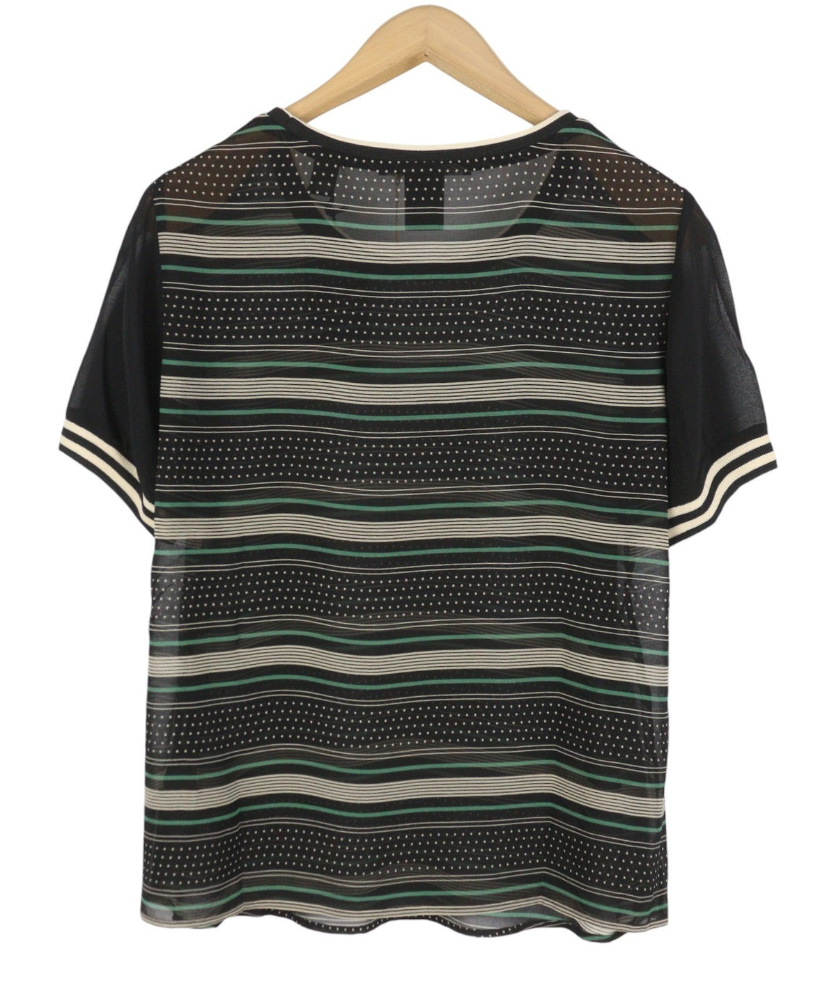 Black Polyester T-shirt