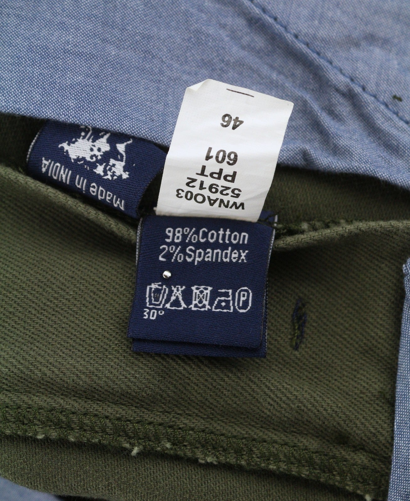 Grey Cotton Trousers