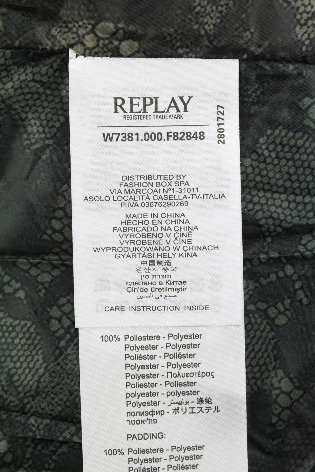 Black Polyester Jacket