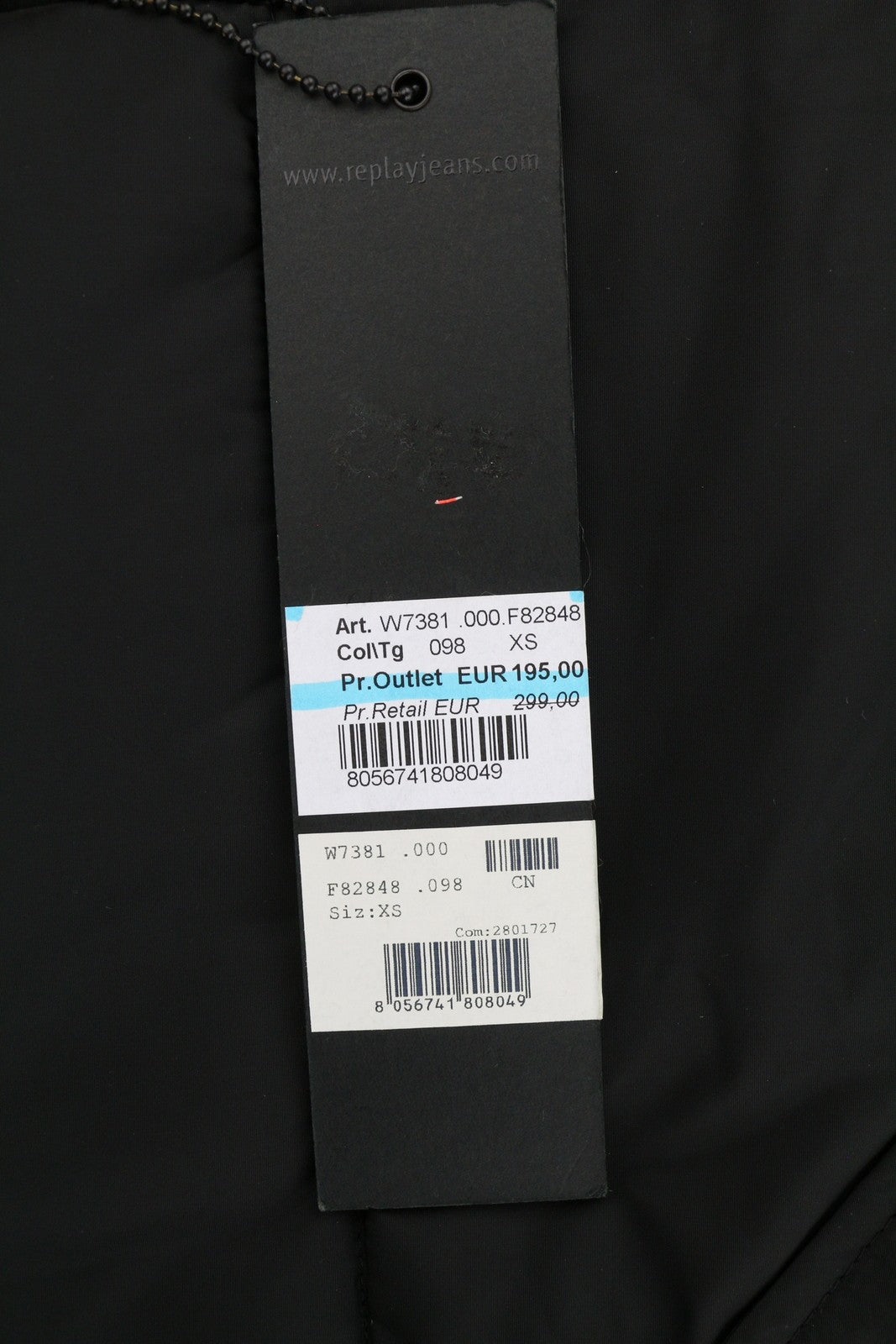 Black Polyester Jacket