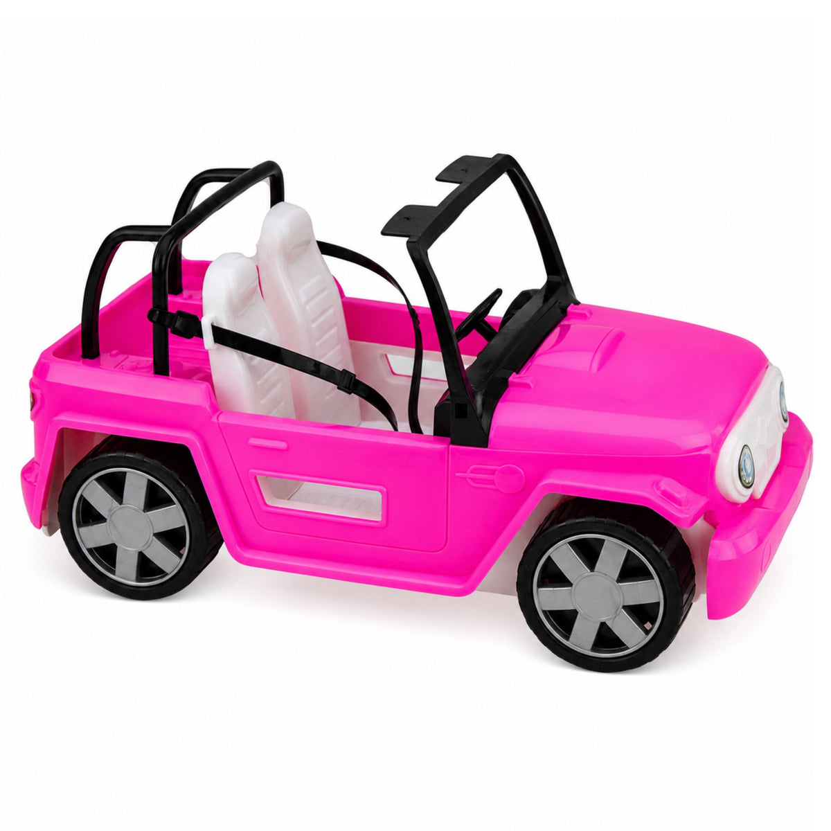 Bella Doll In Colorful Dress Pink Convertible Car Set