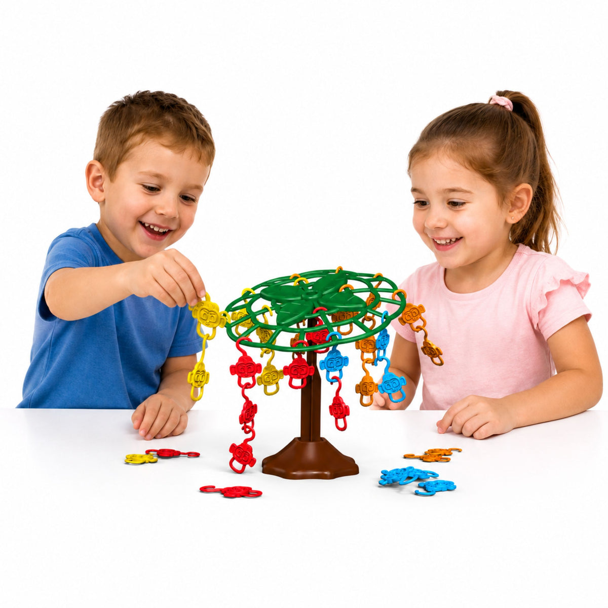 Family Arcade Game Balancing Falling Monkeys Tree