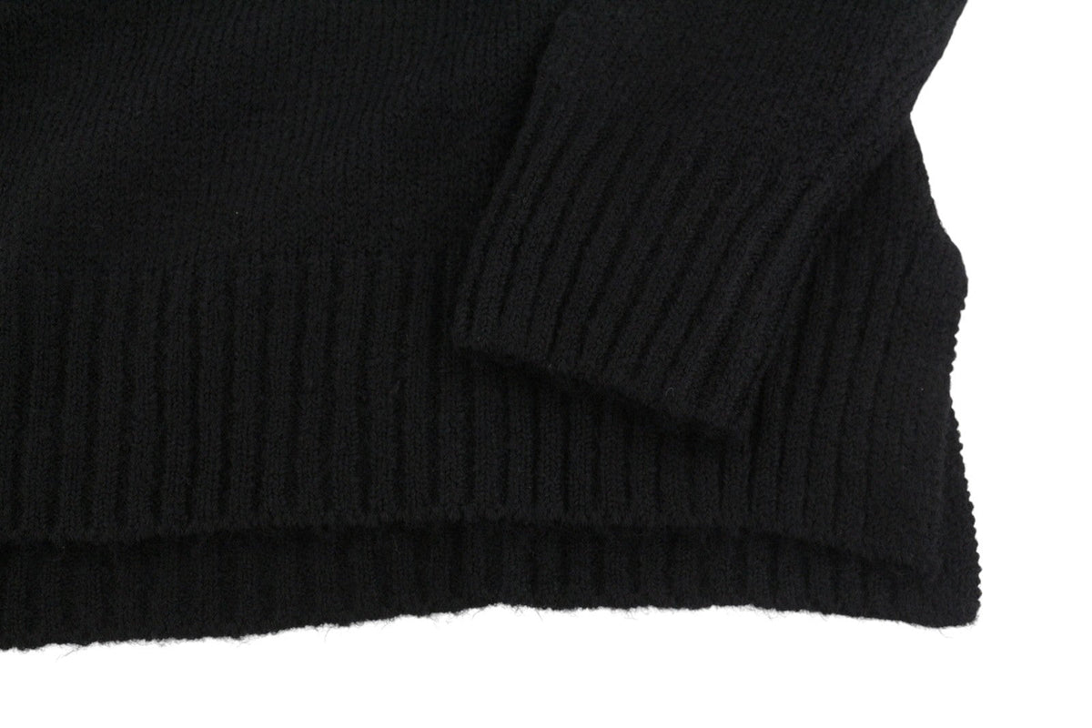 Black Polyester Jumper