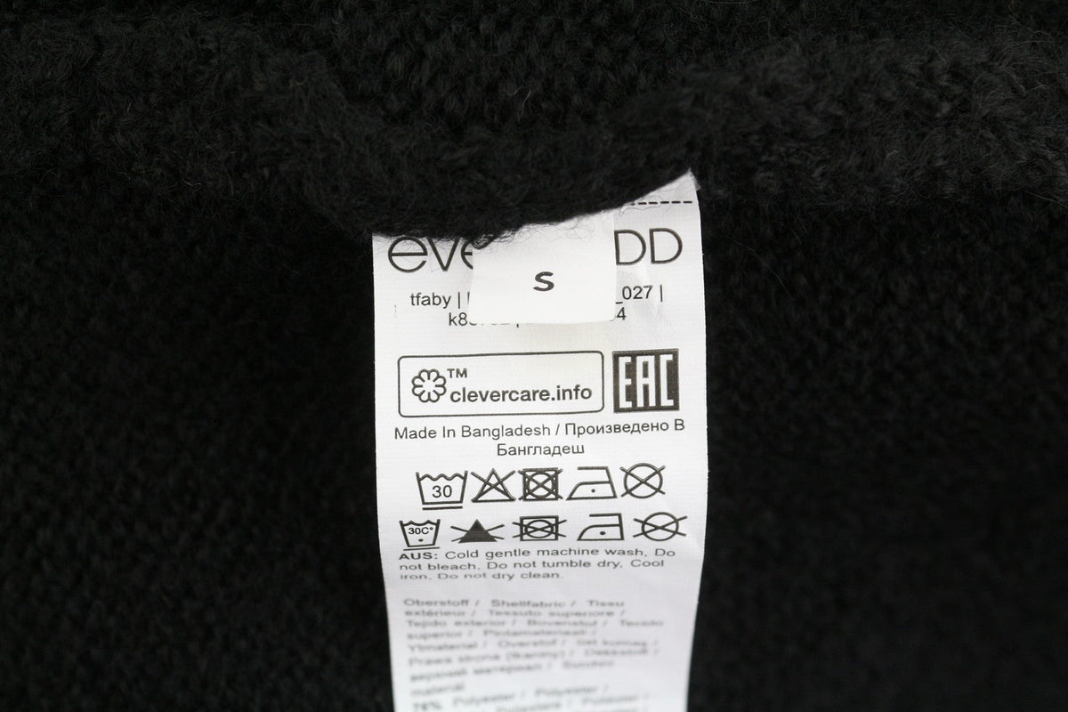 Black Polyester Jumper