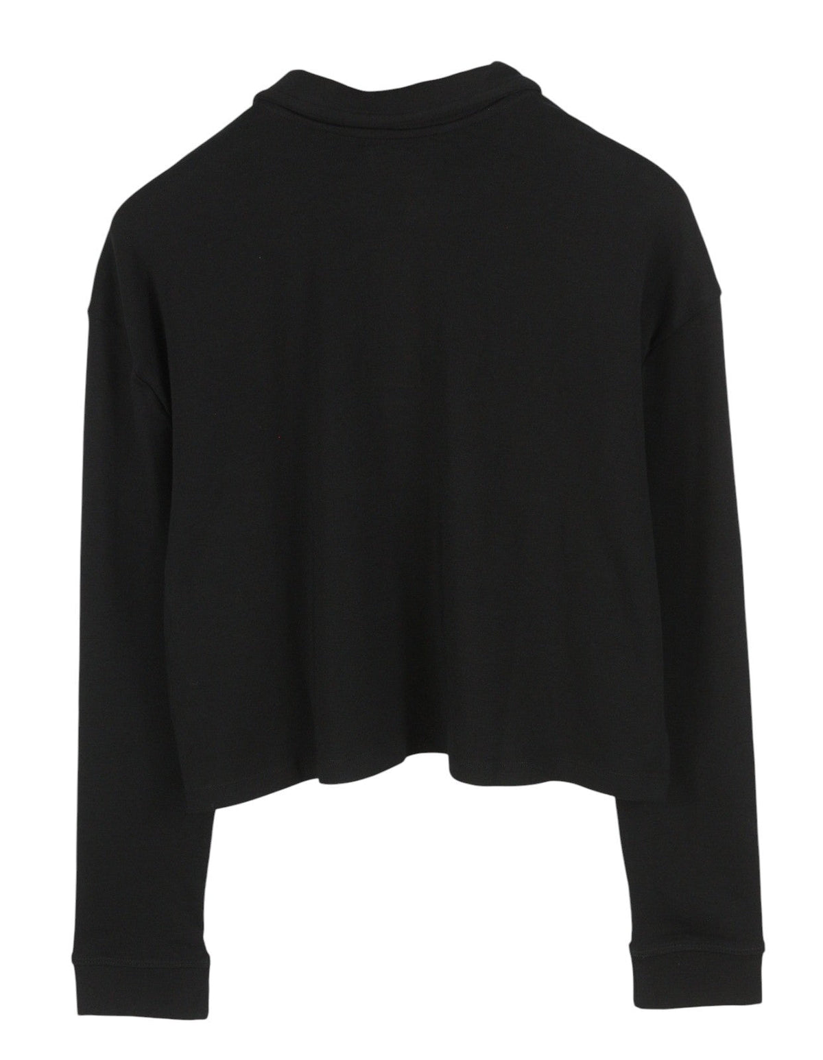 Black Cotton Sweatshirt